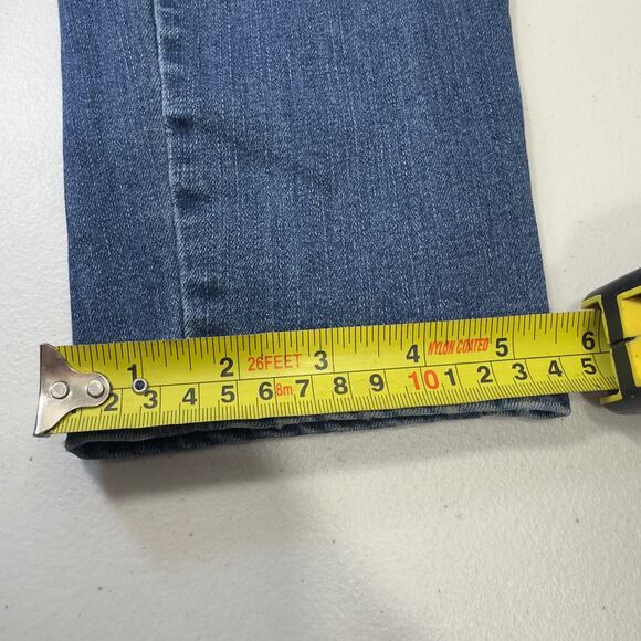 Chico’s 35th anniversary denim floral velvet embroidered jeggins sz 0.5P boho - Picture 7 of 12